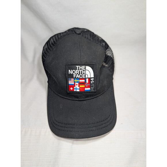 The North Face RU/14 Village Trucker Snapback Hat Russia Flag Olympics Sochi - Picture 1 of 5